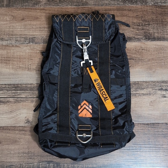 WRASCAL Other - WRASCAL ARCH'R Tactical Backpack With Quick Release Strap in Black and Orange